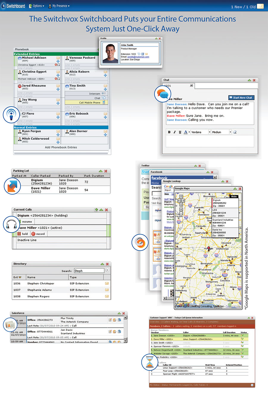 receptionist business phone system